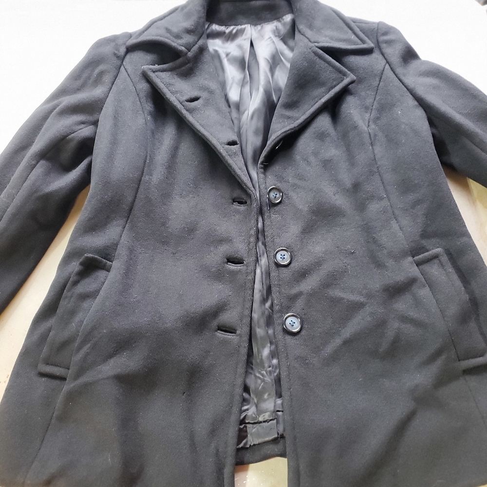 Vintage 1950's (?) Zelinka Matlick Black Coat